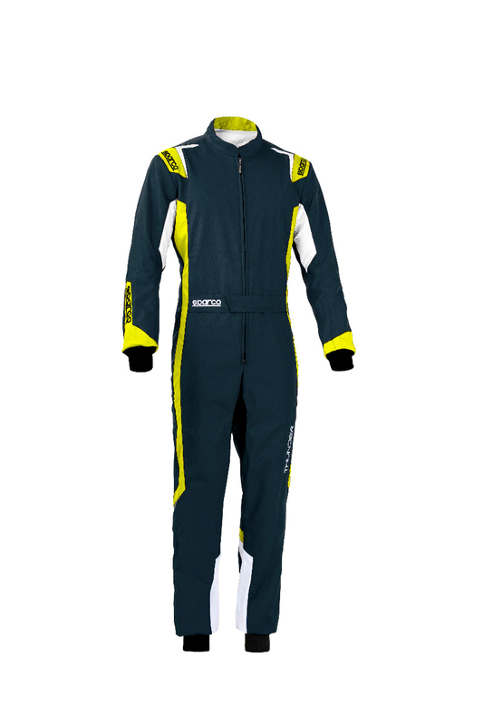 Sparco Thunder Overall grau/gelb