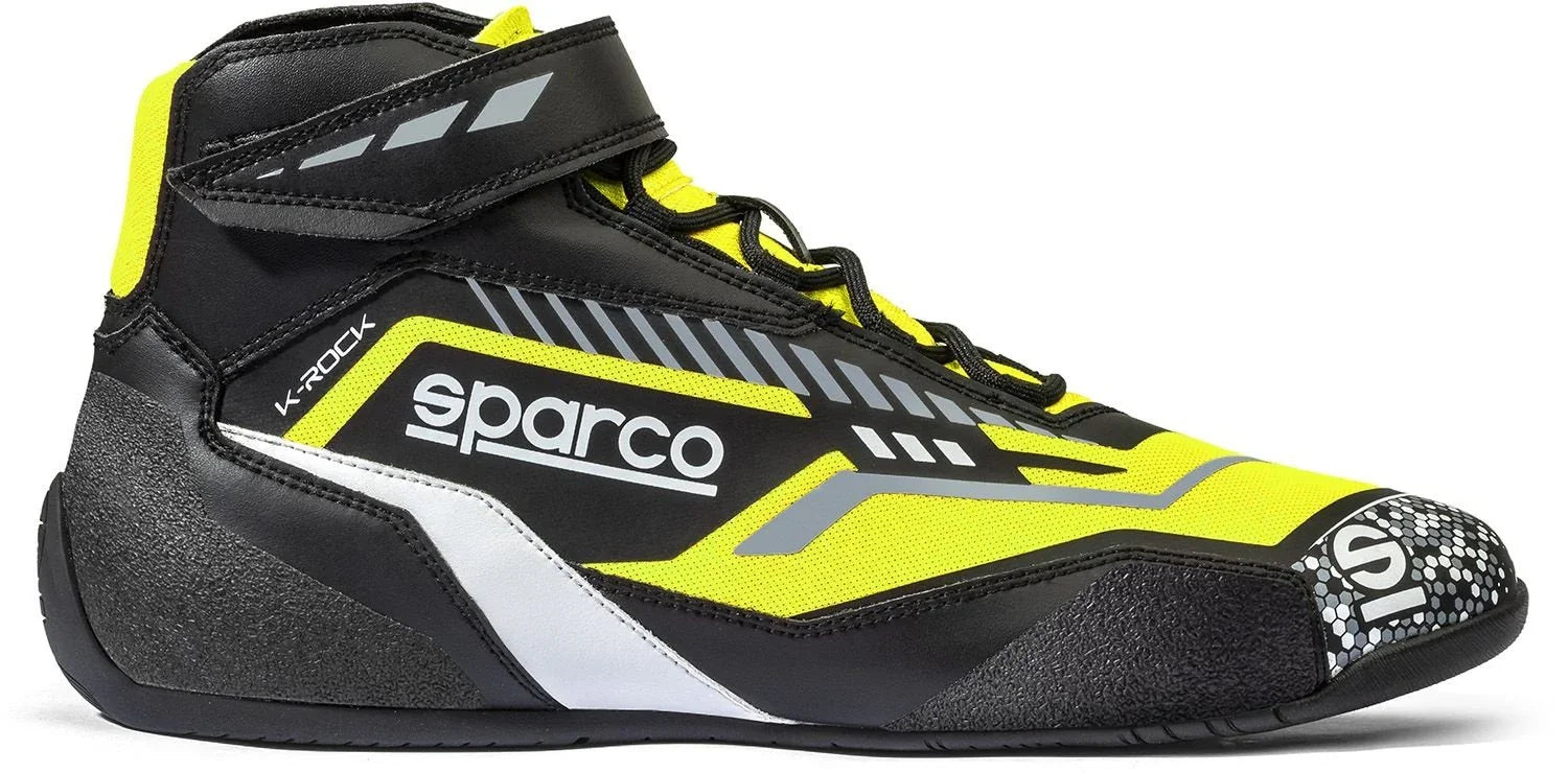 Sparco K-rock zwart / fluor geel - KartKings