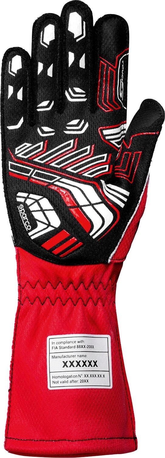 Sparco K -Arrow+ (FIA 8877-2022) Karthandschuhe Rot / Schwarz