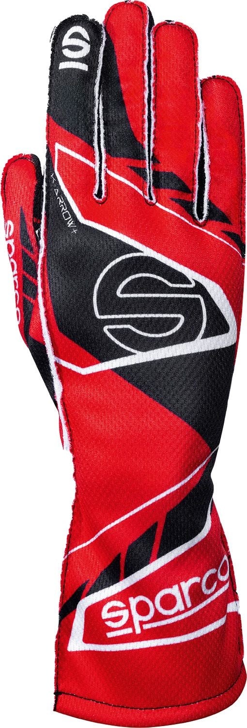 Sparco K -Arrow+ (FIA 8877-2022) Karthandschuhe Rot / Schwarz