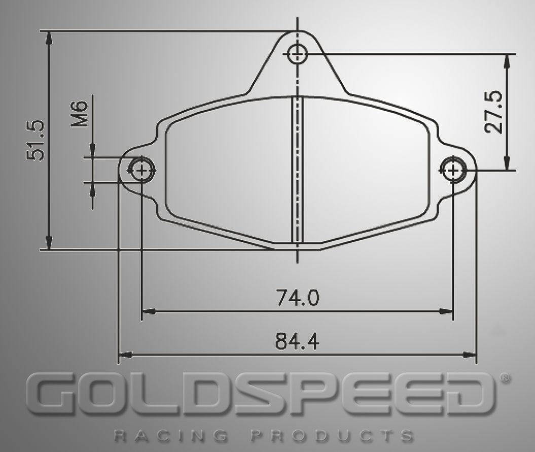 Goldspeed Riemenscheibensatz RR Righetti vorne