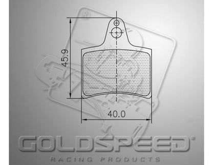 Goldspeed Bremsbelagsatz Typ Haase Runner für