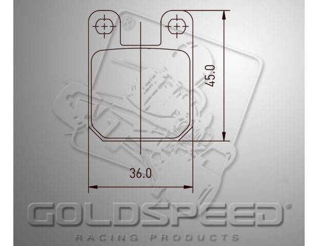 Goldspeed Bremshebelsatz Typ Brembo vorne