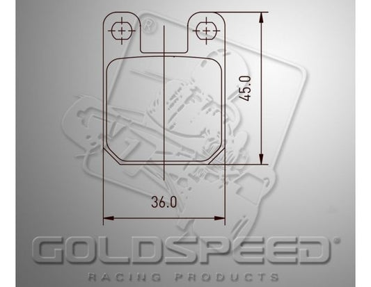 Goldspeed Bremshebelsatz Typ Brembo vorne