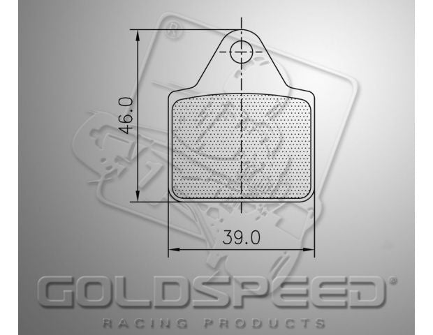 Goldspeed Bremsbelagsatz Typ LenzoKart vorne / Mini hinten
