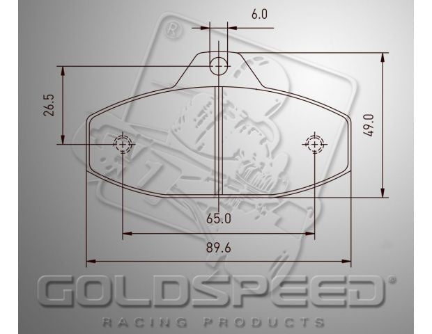 Goldspeed Remblok Set SKM-EVO-2 Typ