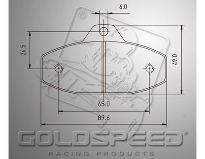Goldspeed Remblok Set SKM-EVO-2 Typ