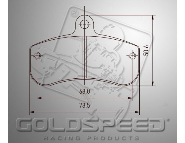 Goldspeed Bremsbelagsatz Haase Runner