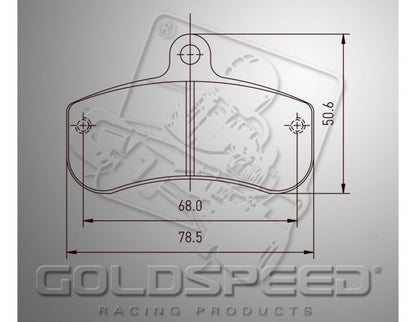 Goldspeed Bremsbelagsatz Haase Runner