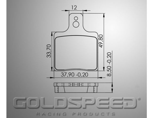 Goldspeed Remblok Set CRG 2000 UP-MADDOX-GILLARD TYPE FR
