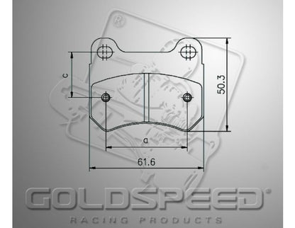 Goldspeed Remblok Set PAROLIN-FIRST-ENERGY TYPE