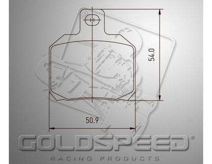 Goldspeed Remblok Set CRG Typ > 03 Hinten (14184)