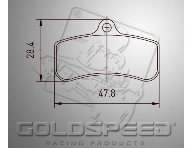 Goldspeed Remblok Set PCR Typ vorne