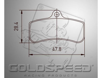 Goldspeed Remblok Set PCR Typ vorne