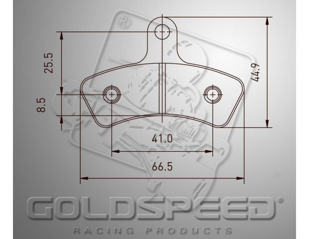 Goldspeed Bremshebelsatz SWISS HUTLESS TYPE FRONT KZ