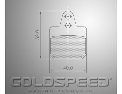 Goldspeed Bremsbelagsatz BIREL '13 - TYP FLANDRIA