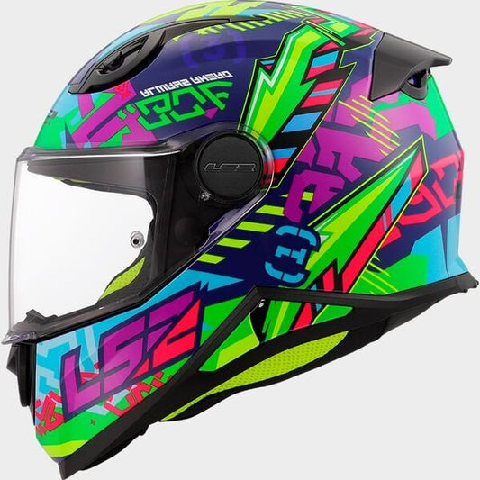 LS2 FF812 Kids Svent blau/grün