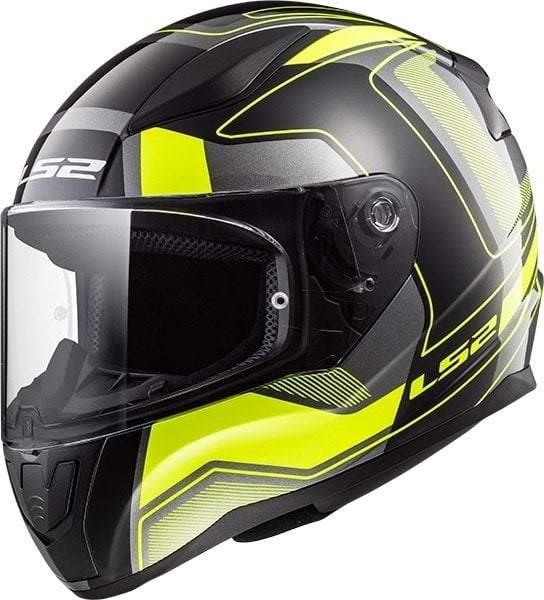 LS2 FF353 Carrera schwarz/fluoreszierend gelb