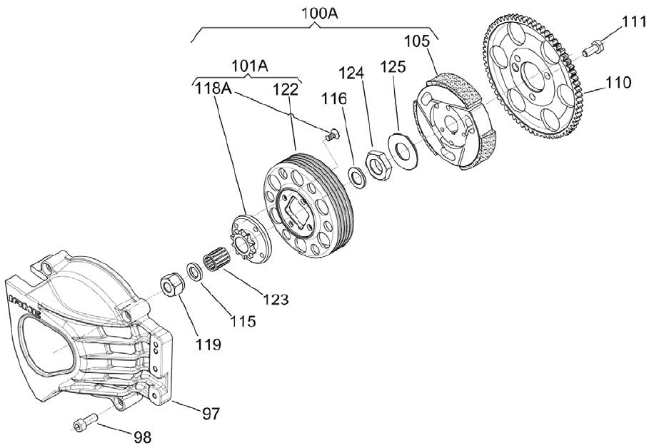 Iame 60CC Swift-Ring für Mutterkupplung