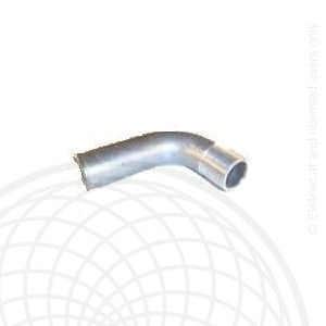Rotax Max Wasserrohr abgewinkelt Aluminium