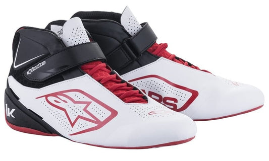 Alpinestars Tech 1 K V2 shoes White/black/red