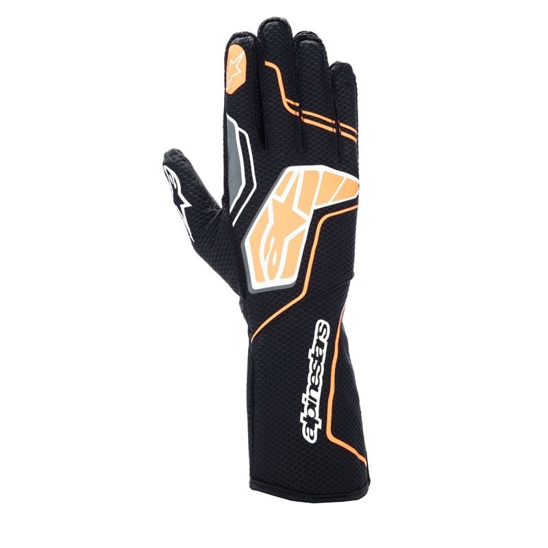 Alpinestars Tech 1-KX V4 Schwarz/Fluoreszierendes Orange (FIA KARTING)