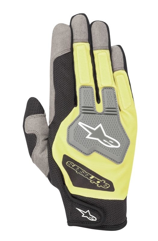 Alpinestars Engine Handschuhe (Mechaniker/Sim-Racing) schwarz/fluoreszierend gelb