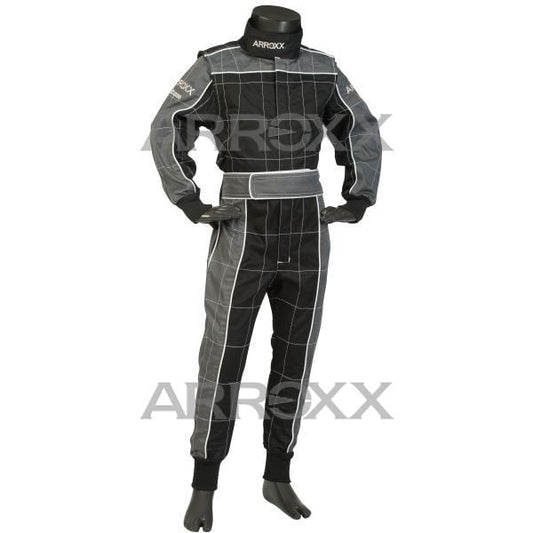 Arroxx Baumwoll-Overall Schwarz/Grau