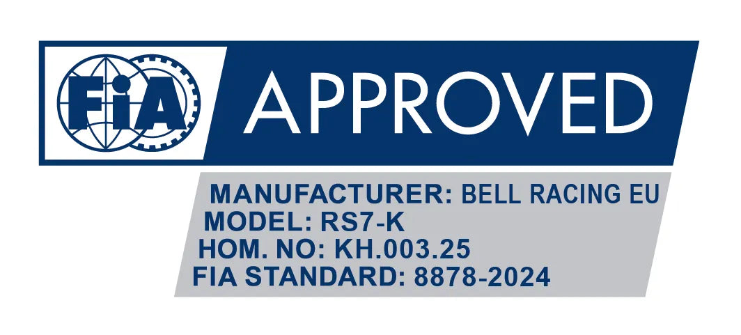 Bell RS7-K Anthrazit / Ausdauer (FIA 8878-2024 / Snell 2020)
