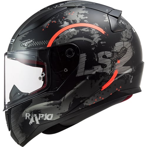 LS2 FF353 Circle schwarz/orange