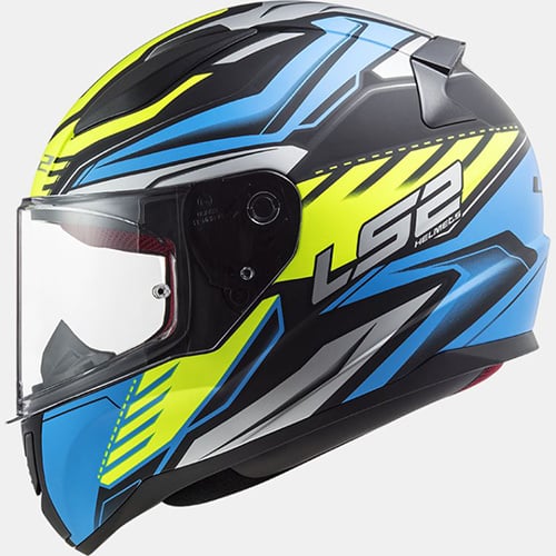 LS2 FF353 Gale schwarz/blau/fluoreszierend gelb