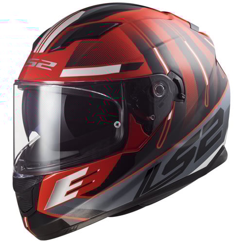 LS2 FF320 Stream evo schwarz/rot