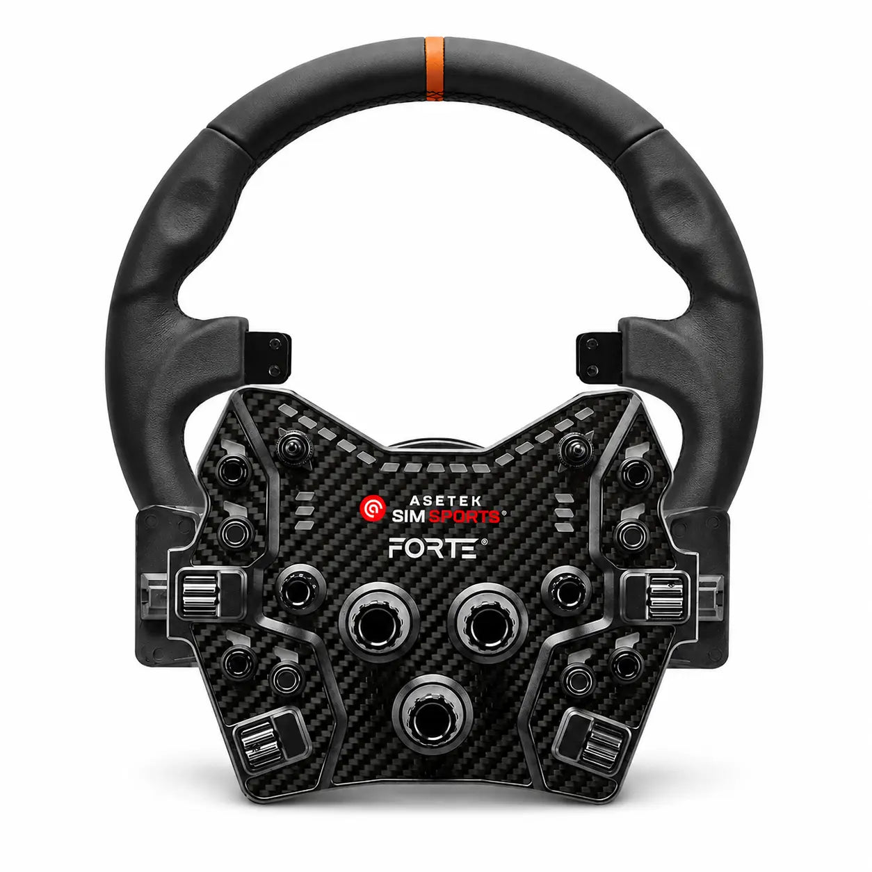 Asetek SimSports Forte GT Button Box (Black, Aluminum) - KartKings
