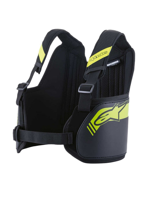 Alpinestars Bionic Rib Protektor Kinder schwarz/fluoreszierend gelb