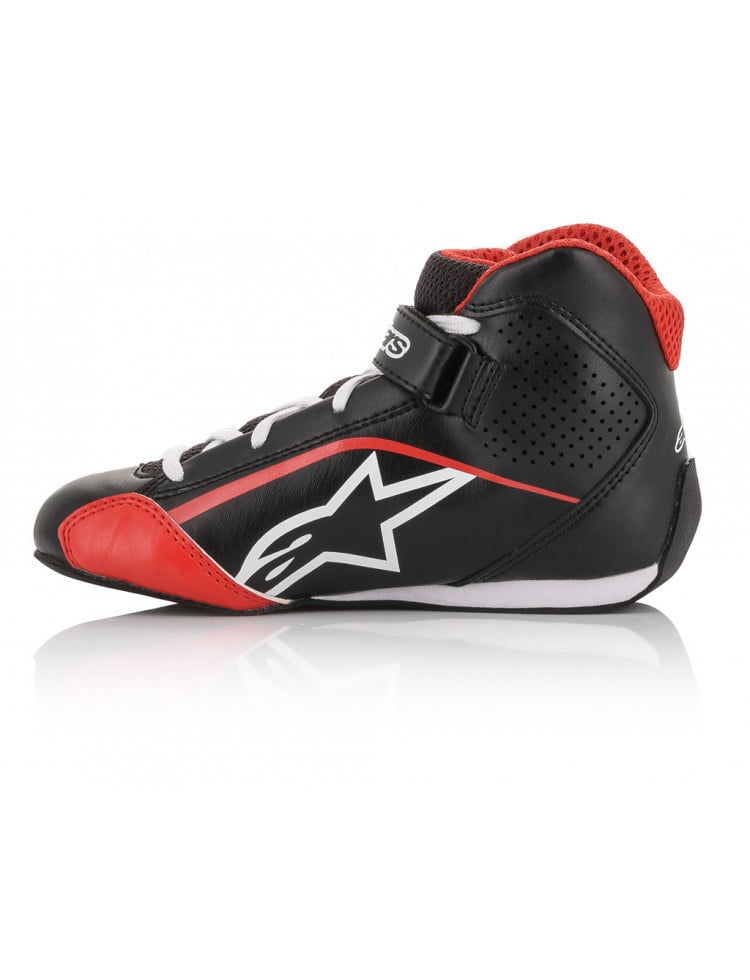 Alpinestars Tech-1 K S (Kinder-Kartschuhe) SCHWARZ/WEISS/ROT
