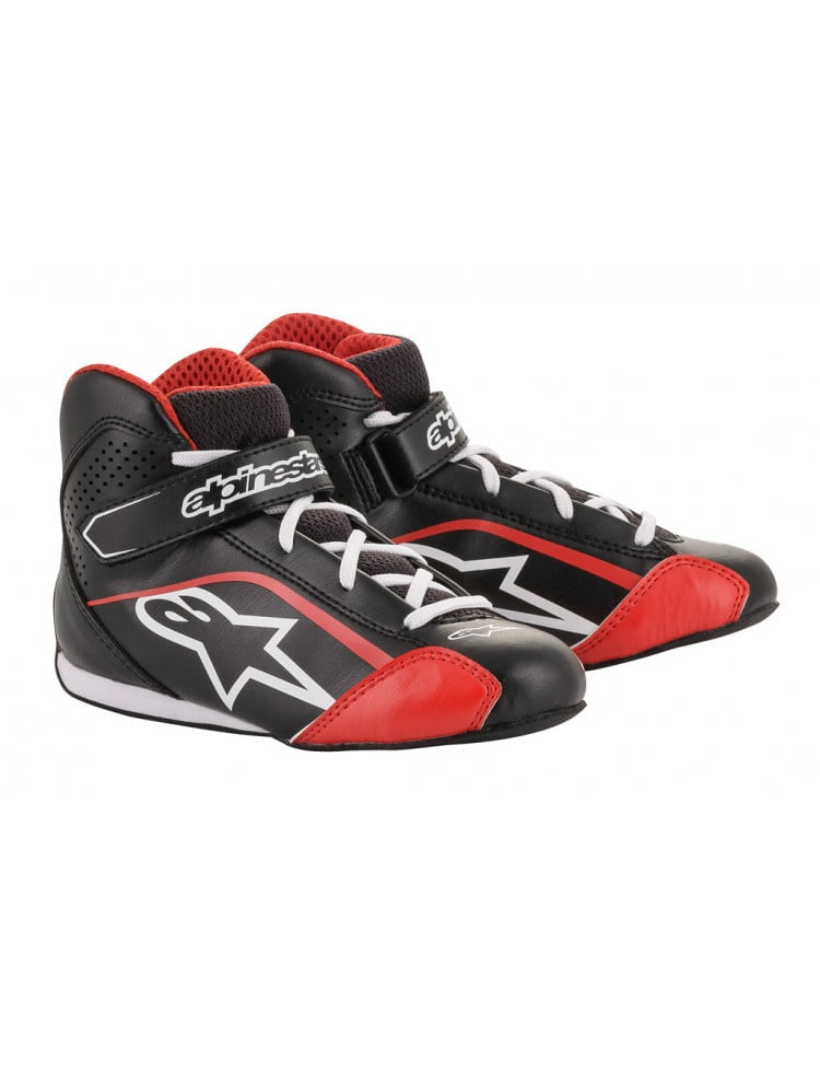 Alpinestars Tech-1 K S (Kinder-Kartschuhe) SCHWARZ/WEISS/ROT