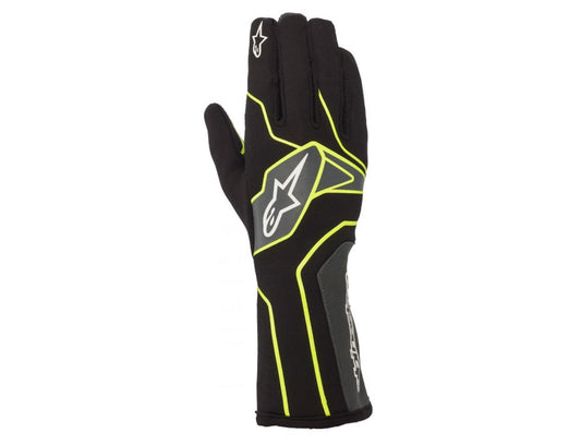 Alpinestars Tech 1-K V2 Handschuh schwarz/fluoreszierend gelb