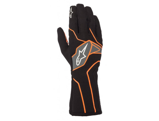 Alpinestars Tech 1-K V2 Handschuh schwarz/fluoreszierend orange