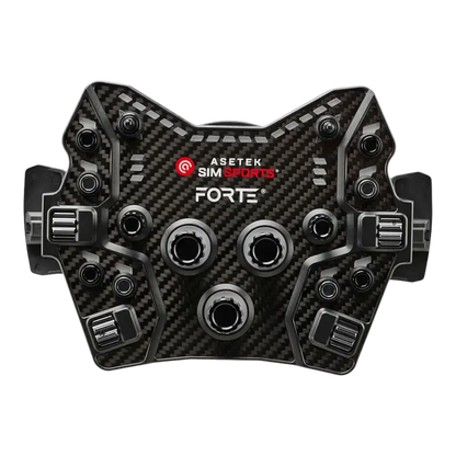 Asetek SimSports Forte GT Button Box (Black, Aluminum) - KartKings
