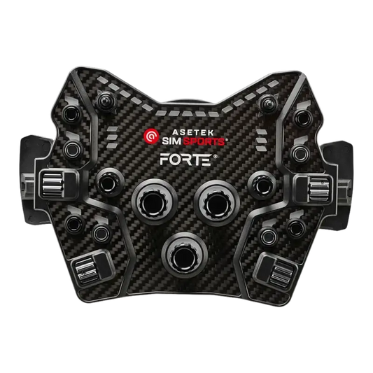 Asetek SimSports Forte GT Button Box (Black, Aluminum)