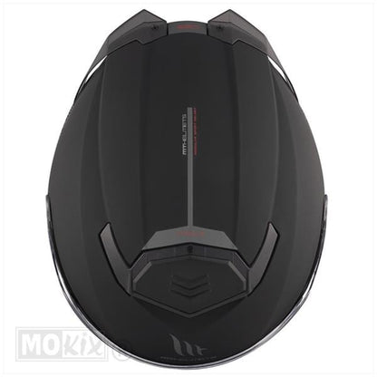 MT Helmets Systemhelm mattschwarz