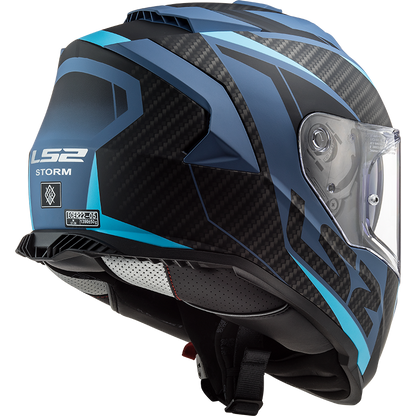LS2 FF800 Storm II Racer Mattblau
