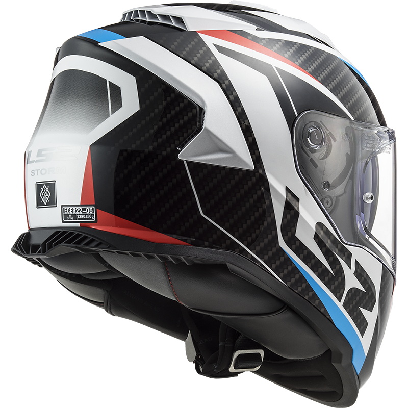 LS2 FF800 Storm II Racer glänzend blau/rot/weiß