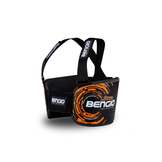 Bengio Stoßstangen-Rippenschutz schwarz/fluoreszierend orange
