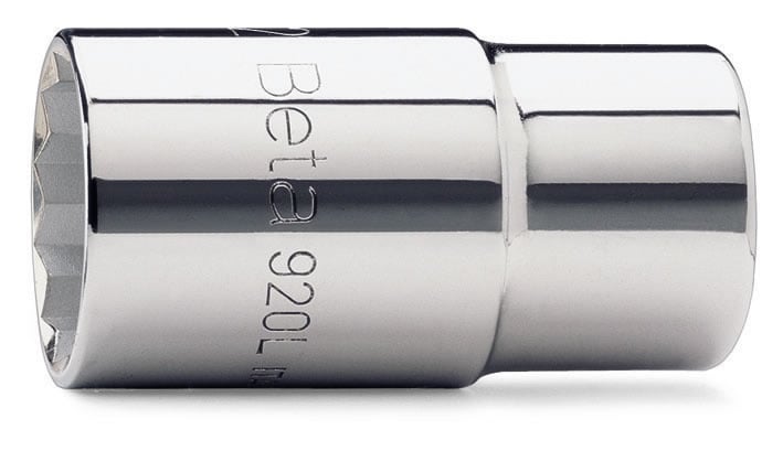 Beta 1/2" Steckschlüsseleinsatz 27 MM Zwölfkant Lange Ausführung 920BL