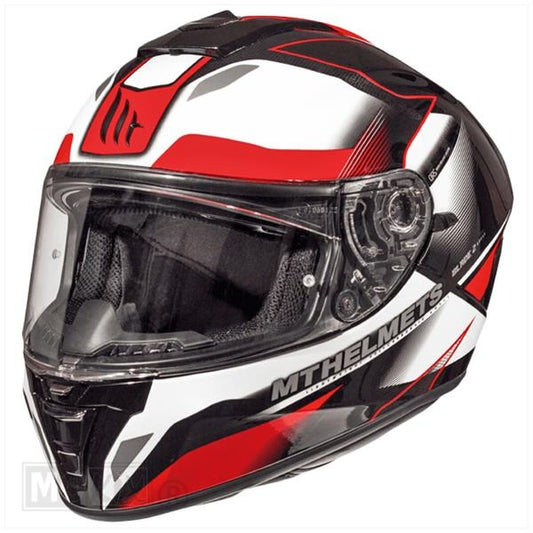 MT Helmets Blade 2 SV Fugue C1 Rot/Schwarz