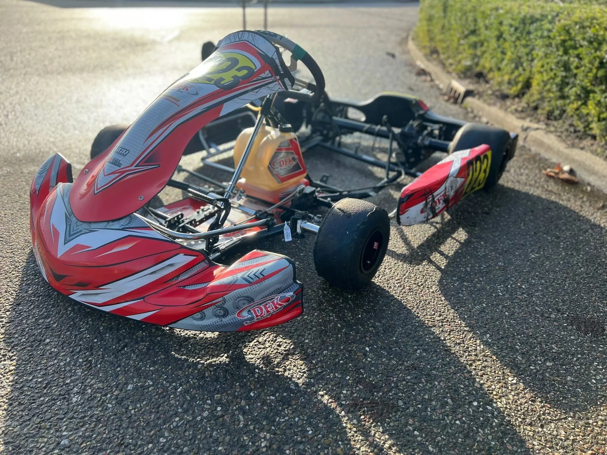 Gebruikte Falcon Charlotte OK/OKJ rollend chassis - KartKings
