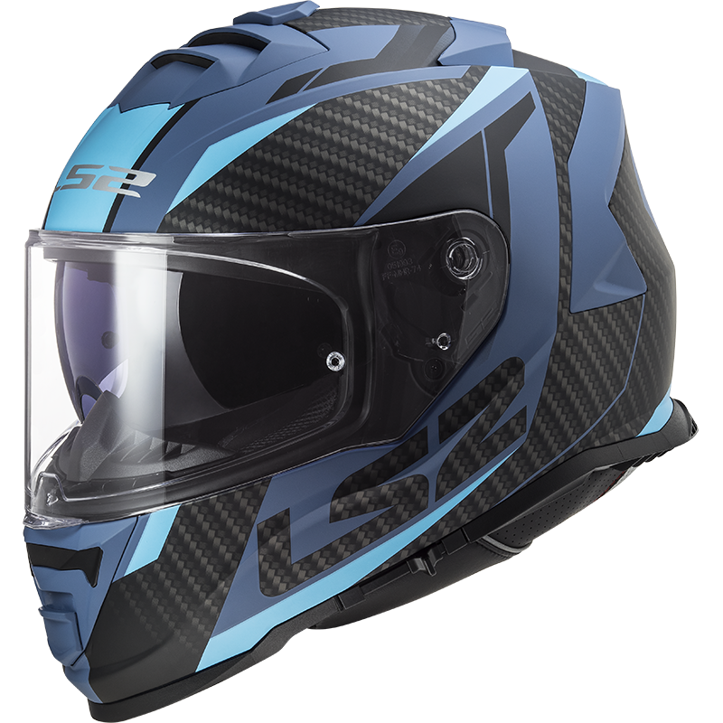 LS2 FF800 Storm II Racer Mattblau