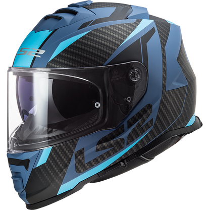 LS2 FF800 Storm II Racer Mattblau
