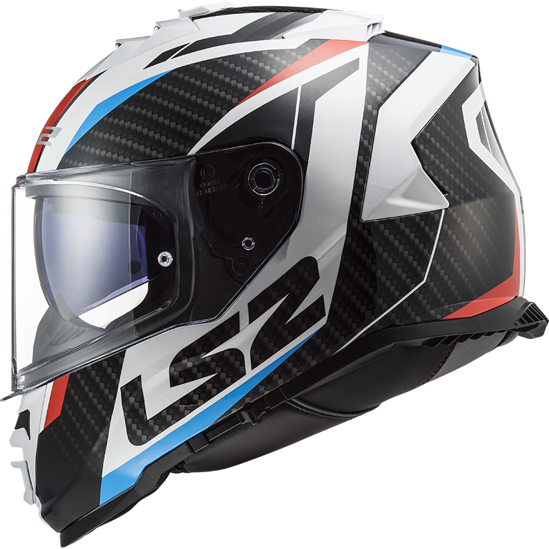 LS2 FF800 Storm II Racer glänzend blau/rot/weiß